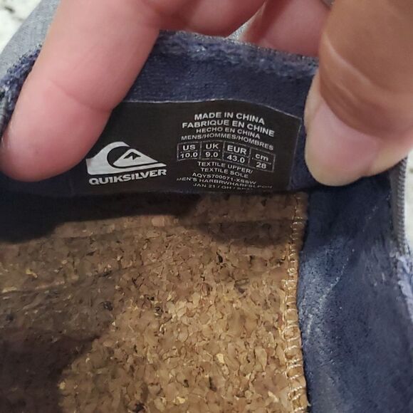 Quicksilver Harbor Wharf, Mens Slip on Loafers,  Size 10 - Picture 6 of 8